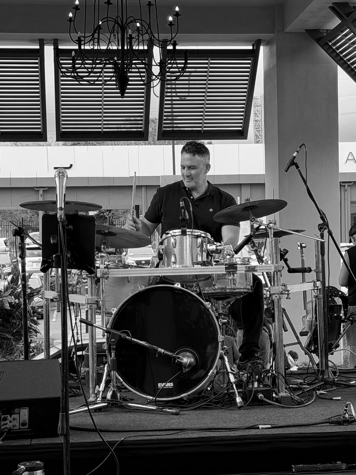 Rafa en prueba de Sonido